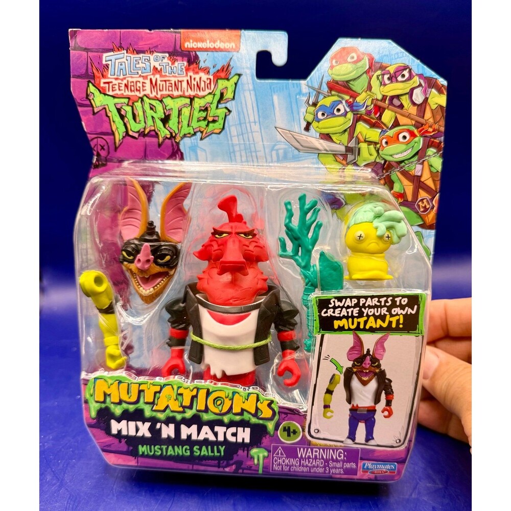 Tales of TMNT Mutations Mix N Match Mustang Sally Figure NEW Sealed